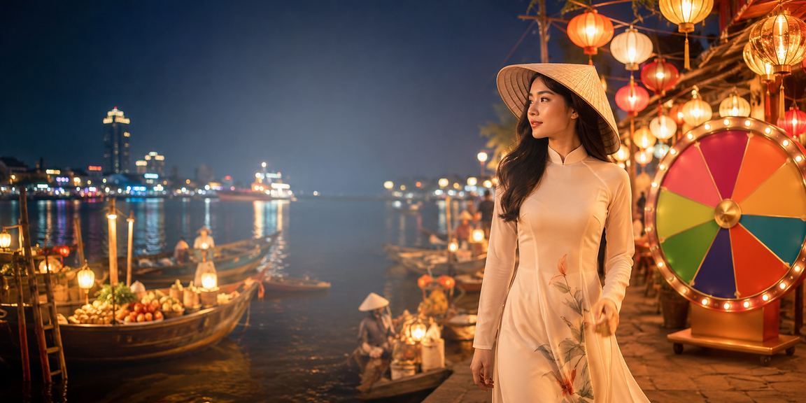 Khung cảnh giải trí và cá cược tại bãi biển Nha Trang